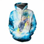SSGSS Super Saiyan Blue Vegeto Incredible Strength Anime Dope Hoodie