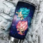 SSJ Blue Gogeta and SSJ Rose Black Goku DBZ Awesome Tumbler