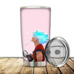 SSJ Blue Goku Eating Ice Cream Dragon Ball Super Tumbler