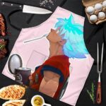 SSJ Blue Son Goku Eating Ice Cream Dragon Ball Z Cool Apron