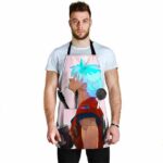 SSJ Blue Son Goku Eating Ice Cream Dragon Ball Z Cool Apron