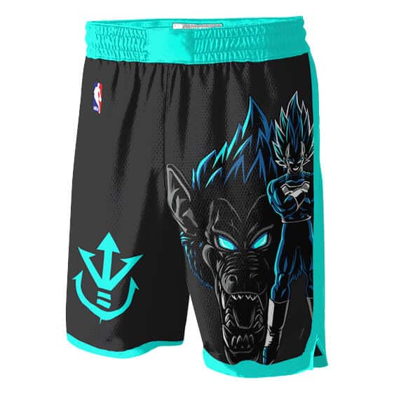 SSJ Blue Vegeta Ape Royal Saiyan Crest NBA Shorts