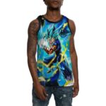 SSJ Blue Vegito Dragon Ball Z Basketball Jersey