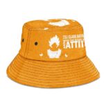 SSJ Goku Quote Dragon Ball Z Orange and Powerful Bucket Hat