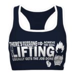 SSJ Vegeta Motivational Quote Dragon Ball Z Cool Sports Bra