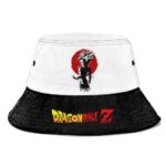 SSJ2 Gohan Dragon Ball Z Black and White Powerful Bucket Hat