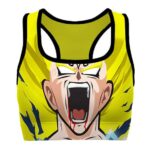 SSJ2 Majin Vegeta Dragon Ball Z Cool and Powerful Sports Bra