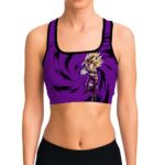 SSJ2 Son Gohan Grunge Dragon Ball Z Cool Awesome Sports Bra