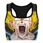 SSJ2 Son Goku Dragon Ball Z Cool and Powerful Sports Bra