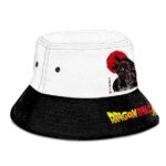 SSJ3 Goku Ohuzaru Dragon Ball Super B & W Awesome Bucket Hat