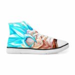 SSJSS Super Saiyan Blue Goku Graffiti Style Sneakers Converse Shoes