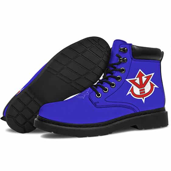 Saiyan Royal Family Crest Symbol Blue All Weather Boots