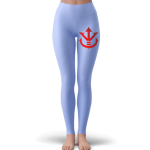 Saiyan Royal Family Symbol Bluish Shade Yoga Pants