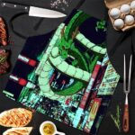 Shenron at Tokyo City Dragon Ball Z Cool and Awesome Apron