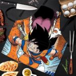Son Gohan Chased by Dinosaur Dragon Ball Z Cute Cool Apron