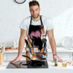 Son Gohan Chased by Dinosaur Dragon Ball Z Cute Cool Apron
