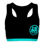 Son Goku Dragon Ball Z Blue Black Cool Powerful Sports Bra