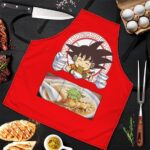 Son Goku Eating Delicious Ramen Dragon Ball Z Awesome Apron