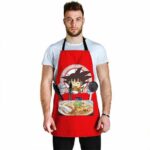 Son Goku Eating Delicious Ramen Dragon Ball Z Awesome Apron