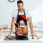 Son Goku Eating Saiyan Noodles Dragon Ball Z Powerful Apron