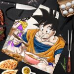 Son Goku Eating with Chichi Dragon Ball Cool Awesome Apron
