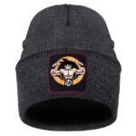 Son Goku Masculine Body Kanji Dark Gray Streetwear Beanie