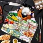 Son Goku Pigging Out Buffet Table Dragon Ball Z Cool Apron