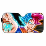 Son Goku SSJ Blue And Red Super Saiyan God Car Sun Shade