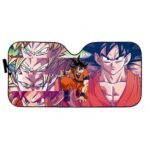 Son Goku Super Saiyan Forms Vintage Art Car Sun Shield