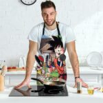 Son Goku and Gohan Eating Out Dragon Ball Z Awesome Apron
