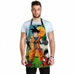 Son Goku and Son Gohan Dragon Ball Z Powerful and Cool Apron