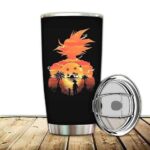 Son Goku with Goten Kame Island Dragon Ball Z Cool Tumbler