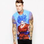 Goku Super Saiyan Blue Stylish DBZ T-Shirt - Saiyan Stuff