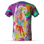 Super Buu Pink Menace Colorful Graffiti Style 3D T-Shirt