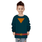 Super Dragon Ball Heroes Goku God Officer Cosplay Kids Sweater