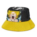Super Saiyan Son Goku Black and Gold Awesome Bucket Hat
