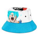 Super Saiyan Blue Vegito White Light Blue Cool Bucket Hat