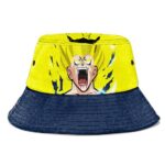 Super Saiyan Majin Vegeta Yellow and Black Cool Bucket Hat