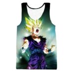 Super Saiyan 2 SSJ2 Teen Son Gohan 3D HD Tank Top - Saiyan Stuff