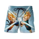 Super Saiyan Goten and Trunks Friend Kamehameha Shorts - Saiyan Stuff - 1