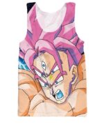 Super Saiyan Trunks Tien Shinhan Fusion Purple Tank Top - Saiyan Stuff