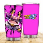 Dragon Ball Kai Happy Fat Majin Buu Awesome Pink Tumbler