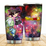 Dragon Ball Super Cool Chibi Zamasu and Goku Black Tumbler