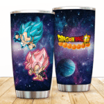 SSJ Blue Gogeta and SSJ Rose Black Goku DBZ Awesome Tumbler