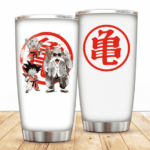 Master Roshi Kid Goku And Krillin Dragon Ball Cute Tumbler