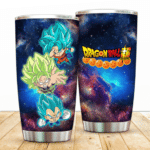 SSJ Blue Goku Vegeta And Broly Dragon Ball Super Tumbler