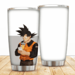 Son Goku Drinking Juice Casual Look Dragon Ball Z Tumbler