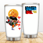 Dragon Ball Yamcha's Wolf Fang Fist Technique White Tumbler