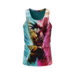 DBZ Black Goku Kakarot Spirit Bomb Destruction NBA Basketball Tank Top