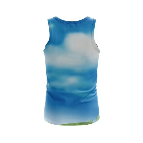 Dragon Ball Z Cute Chi Chi Newly Wed Couple Blue Tank Top - Image 2